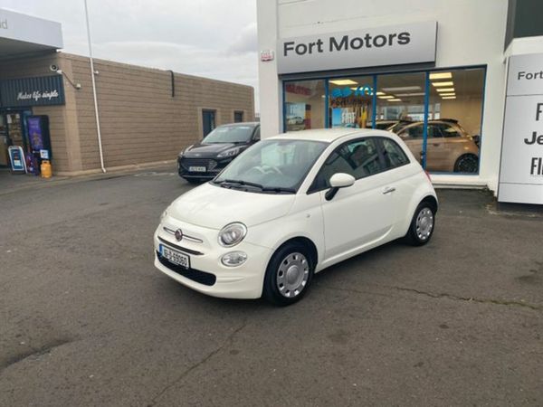 Fiat 500 Hatchback, Petrol, 2016, White