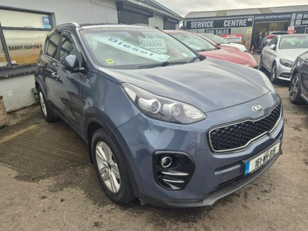 Kia Sportage MPV, Diesel, 2016, Blue