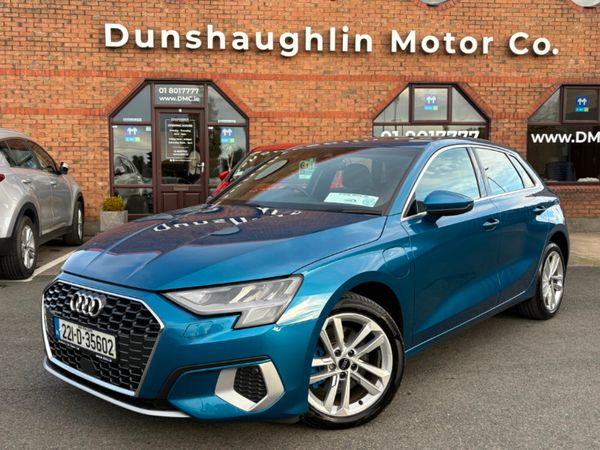 Audi A3 Hatchback, Petrol Plug-in Hybrid, 2022, Blue