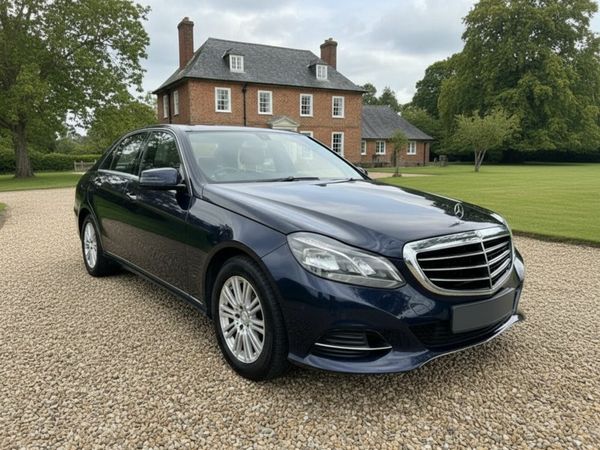 Mercedes-Benz E-Class Saloon, Petrol, 2014, Blue