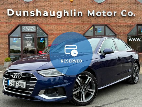 Audi A4 Saloon, Diesel, 2022, Blue