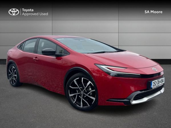 Toyota Prius Hatchback, Petrol Plug-in Hybrid, 2025, Red