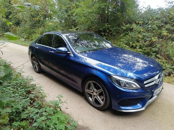 Mercedes-Benz C-Class Saloon, Petrol, 2016, Blue