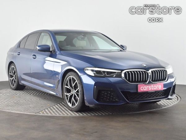 BMW 5-Series Saloon, Diesel, 2021, Blue