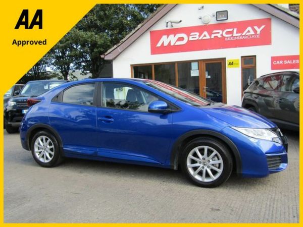 Honda Civic Hatchback, Petrol, 2015, Blue