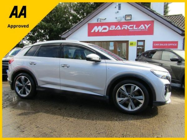Audi Q4 Estate, Electric, 2022, Silver