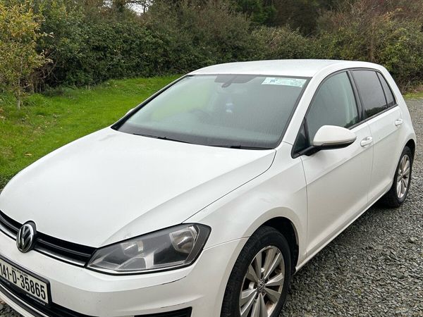 Volkswagen Golf Hatchback, Diesel, 2014, White