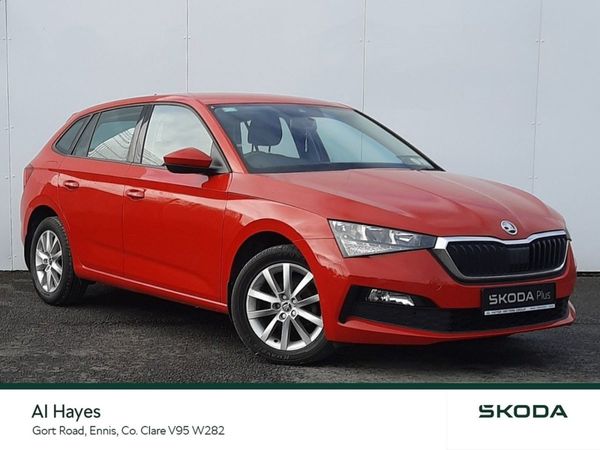 Skoda Scala Hatchback, Petrol, 2020, Red