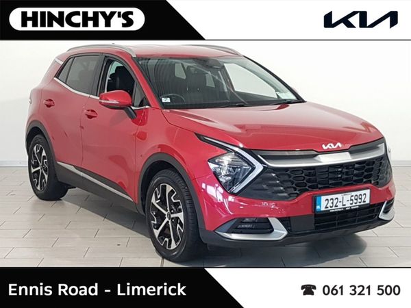 Kia Sportage SUV, Petrol Hybrid, 2023, Red