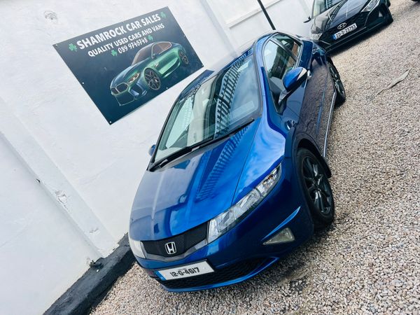 Honda Civic Hatchback, Petrol, 2012, Blue