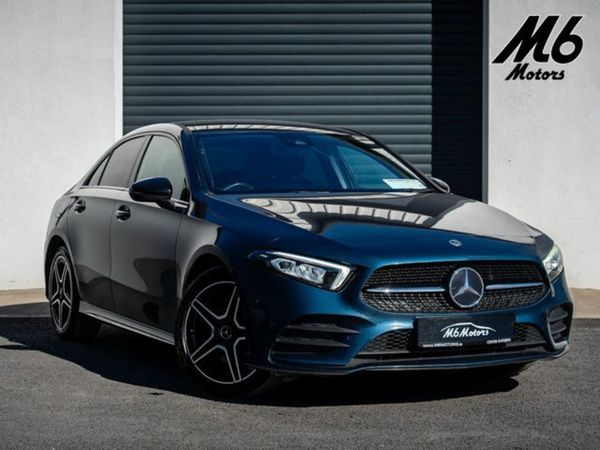 Mercedes-Benz A-Class Saloon, Petrol Hybrid, 2022, Blue