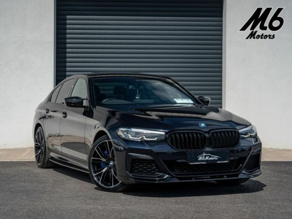 BMW 5-Series Saloon, Petrol Plug-in Hybrid, 2022, Black