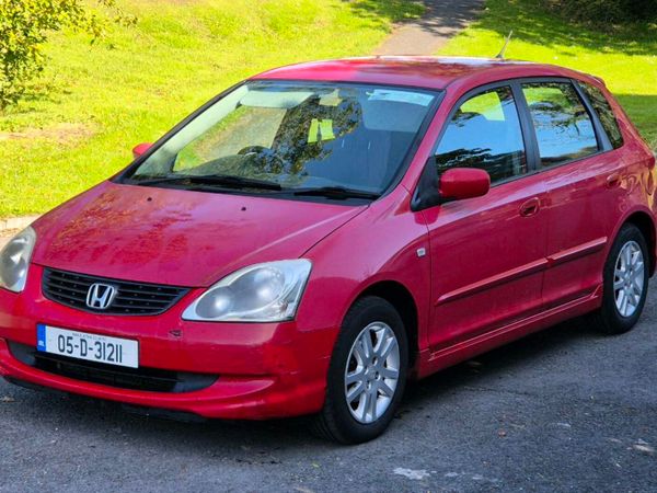 Honda Civic Hatchback, Petrol, 2005, Red