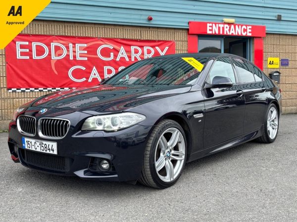 BMW 5-Series Saloon, Diesel, 2015, Black