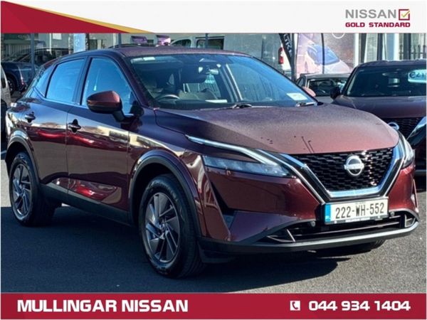 Nissan Qashqai SUV, Petrol, 2022, Burgundy