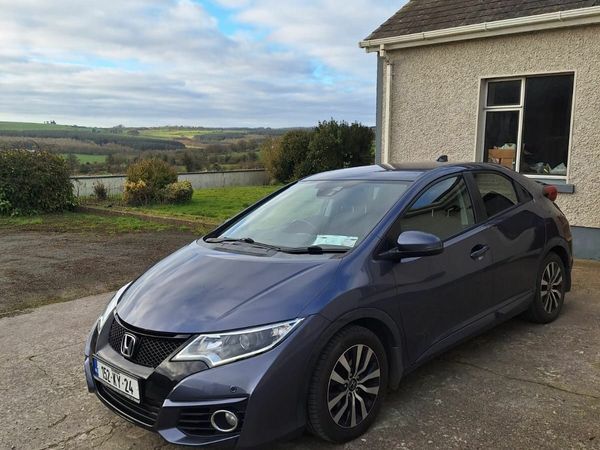 Honda Civic Hatchback, Diesel, 2015, Blue