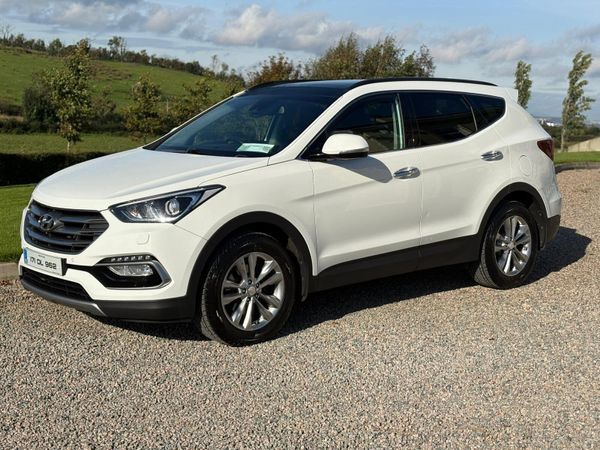 Hyundai Santa Fe SUV, Diesel, 2017, White