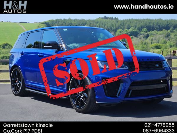 Land Rover Range Rover Sport SUV, Petrol, 2021, Blue