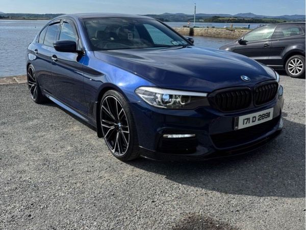 BMW 5-Series Saloon, Diesel, 2017, Blue
