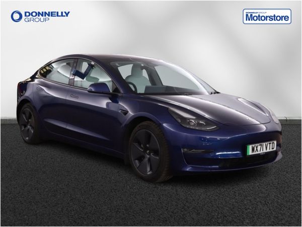 Tesla Model 3 Saloon, Electric, 2021, Blue