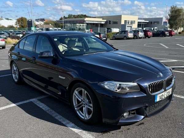BMW 5-Series Saloon, Diesel, 2014, Blue