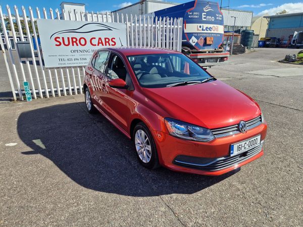 Volkswagen Polo Hatchback, Petrol, 2016, Red