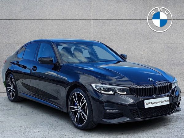 BMW 3-Series Saloon, Petrol Plug-in Hybrid, 2020, Black
