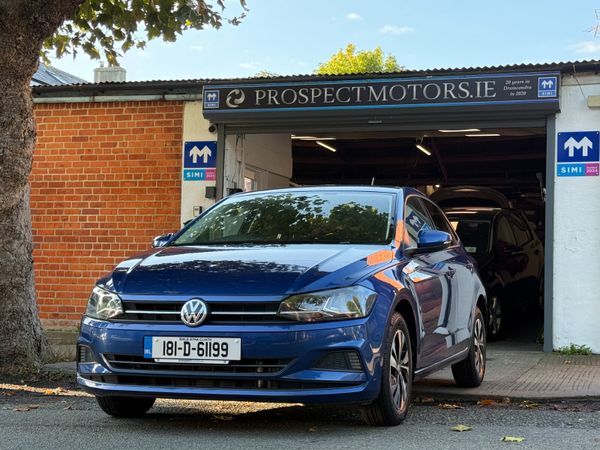 Volkswagen Polo Hatchback, Petrol, 2018, Blue