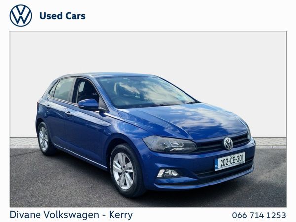 Volkswagen Polo Hatchback, Petrol, 2020, Blue