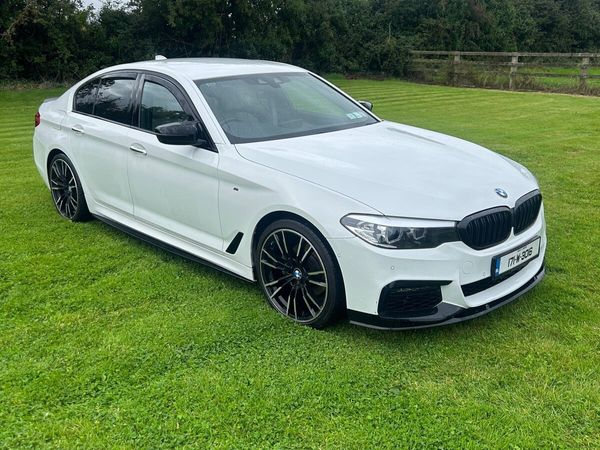 BMW 5-Series Saloon, Diesel, 2017, White