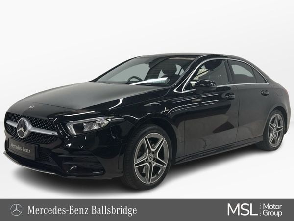 Mercedes-Benz A-Class Saloon, Petrol Plug-in Hybrid, 2020, Black