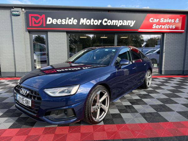 Audi A4 Saloon, Diesel, 2021, Blue