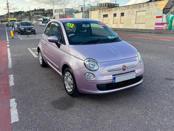 Fiat 500 Hatchback, Petrol, 2013, Pink