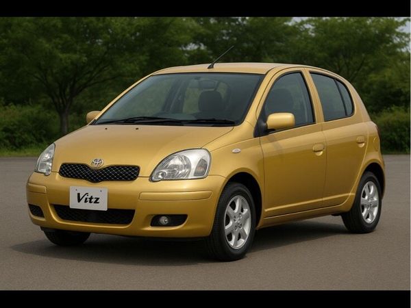 Toyota Vitz Hatchback, Petrol, 2004, Gold