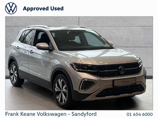 Volkswagen T-Cross Crossover, Petrol, 2025, Silver