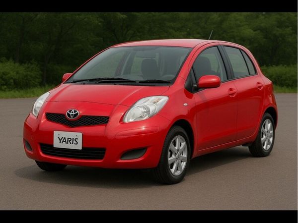 Toyota Yaris Hatchback, Petrol, 2010, Red