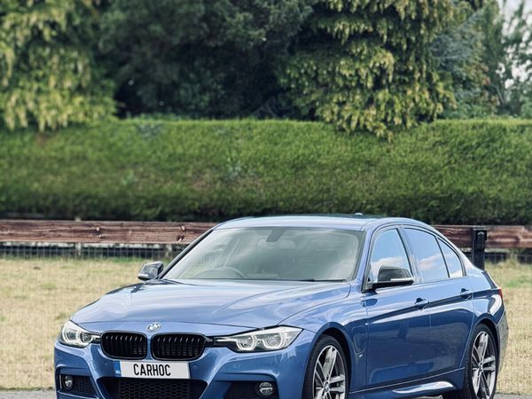BMW 3-Series Saloon, Petrol Plug-in Hybrid, 2017, Blue