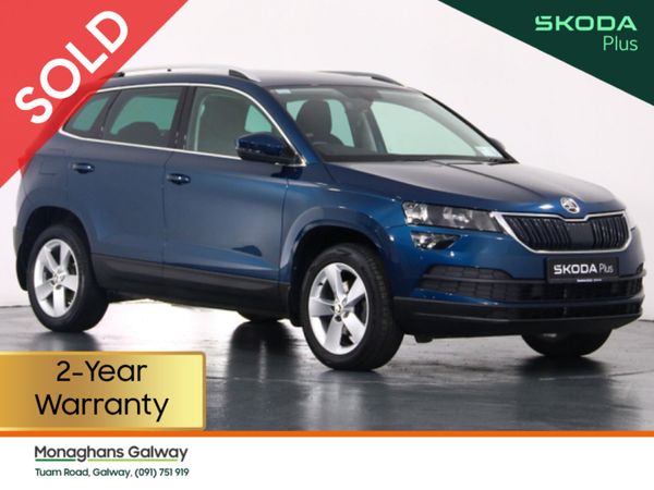 Skoda Karoq SUV, Petrol, 2022, Blue