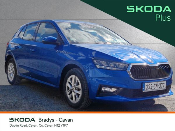 Skoda Fabia Hatchback, Petrol, 2022, Blue