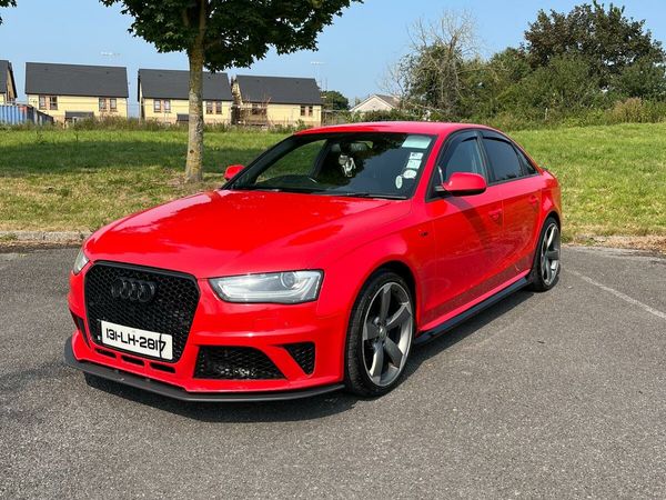 Audi A4 Saloon, Diesel, 2013, Red