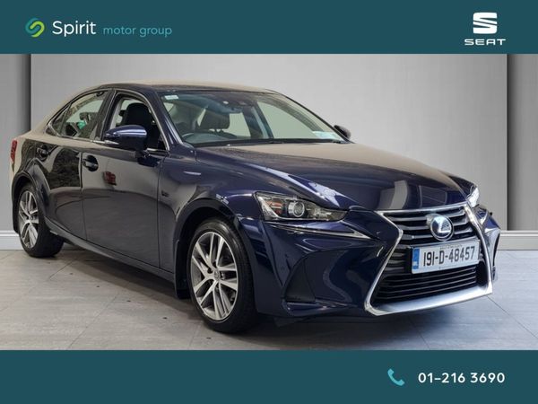 Lexus IS Saloon, Petrol Plug-in Hybrid, 2019, Blue