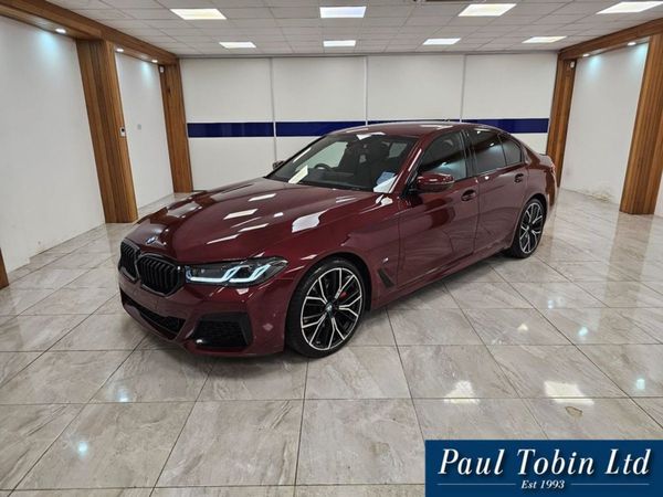 BMW 5-Series Saloon, Diesel, 2023, Red