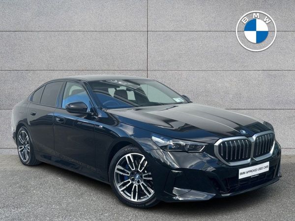BMW 5-Series Saloon, Petrol Plug-in Hybrid, 2024, Black