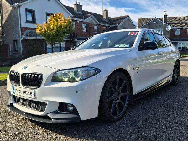 BMW 5-Series Saloon, Diesel, 2014, White