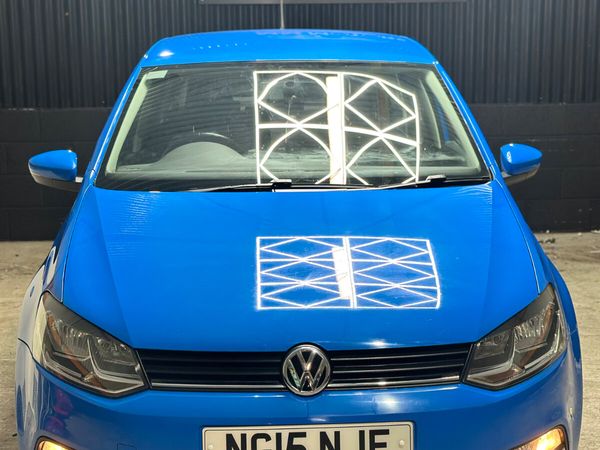Volkswagen Polo Hatchback, Petrol, 2015, Blue