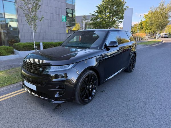 Land Rover Range Rover Sport SUV, Petrol Plug-in Hybrid, 2024, Black
