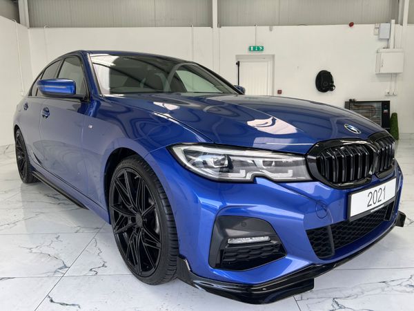 BMW 3-Series Saloon, Petrol Hybrid, 2021, Blue