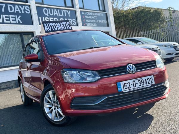 Volkswagen Polo Hatchback, Petrol, 2015, Red