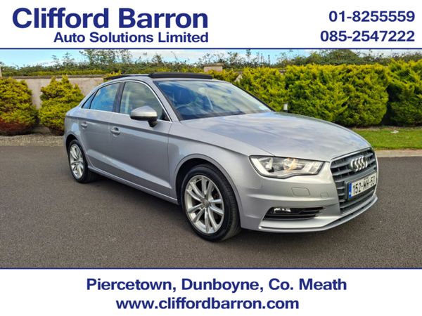 Audi A3 Saloon, Petrol, 2015, Silver