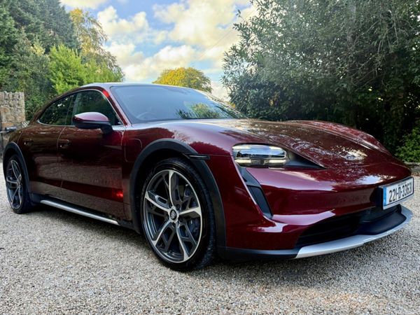 Porsche Taycan Estate, Electric, 2022, Red